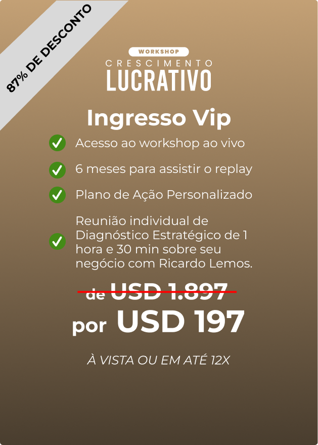 Ingresso Vip